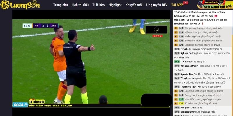 LuongSonTV : Xem Bóng Đá Trực Tuyến 4K, Miễn Phí, 0 Quảng Cáo Quá Dễ 19 Không gian giao lưu tại LuongSon TV - trực tiếp bóng đá miễn phí cực sôi nổi và thú vị